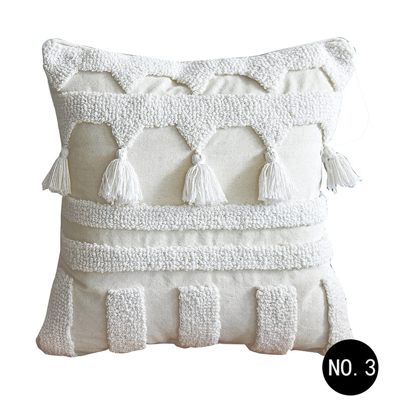 Simple Textured Decorative Cushion Cover