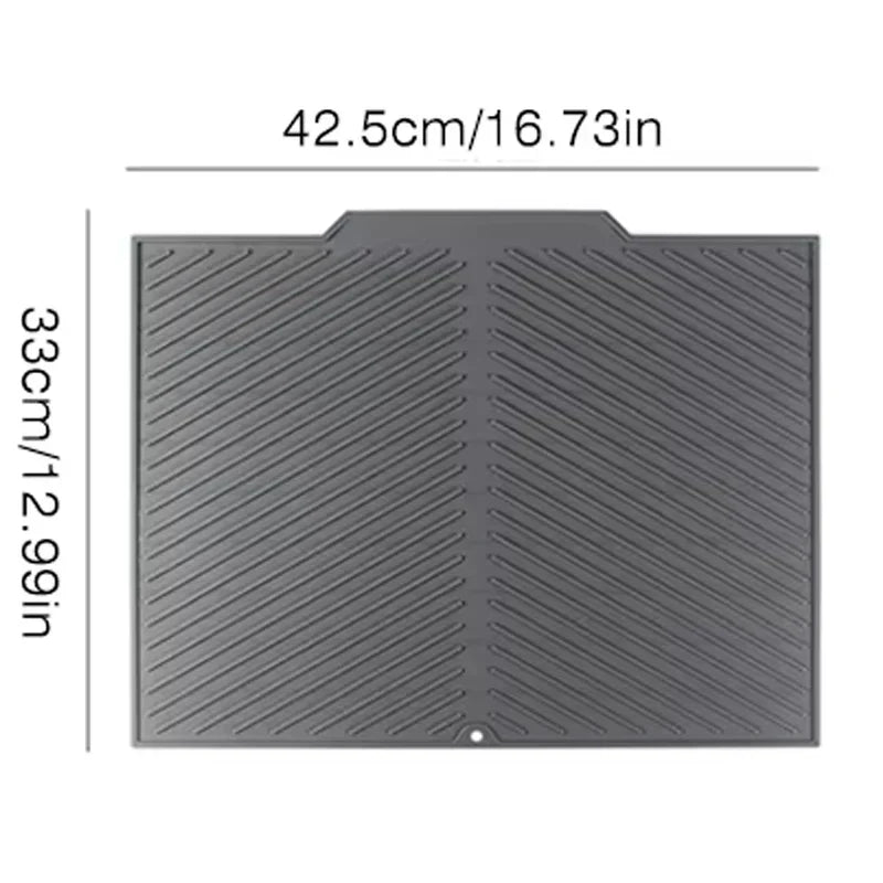 Silicone Drain Mat Three Models Bar Insulation Mat Bar Sink Drain Food Utensil Mat Kitchen Decoration Silicone Mat Accessories